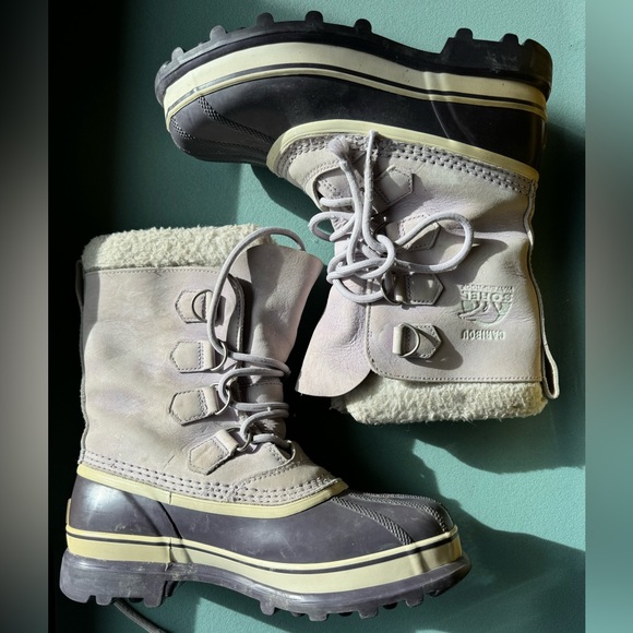 Sorel Caribou Light Purple Boots Waterproof Insulated Lace Up Women’s Size 8 - Picture 8 of 15